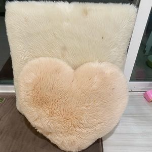 Fluffy pillows , super cute for couch decor.
